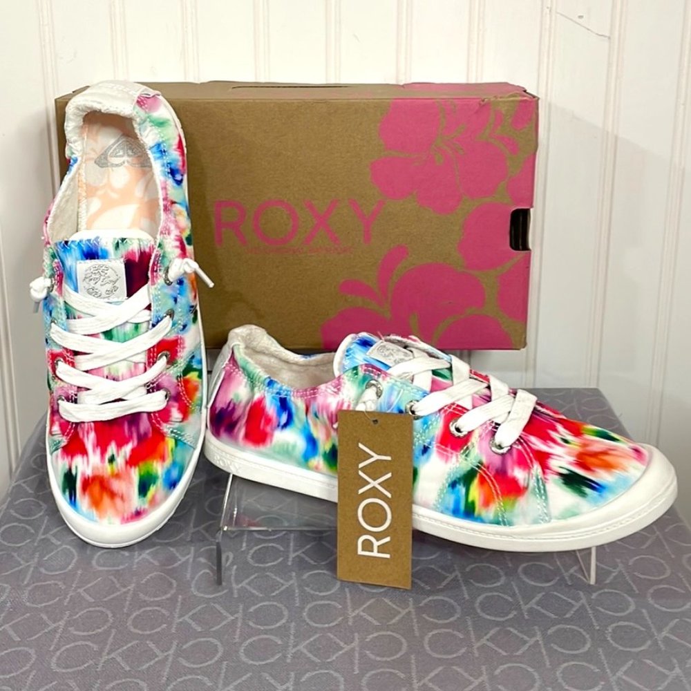 New ROXY Women's Bayshore Slip ON Sneaker Shoes 10 M